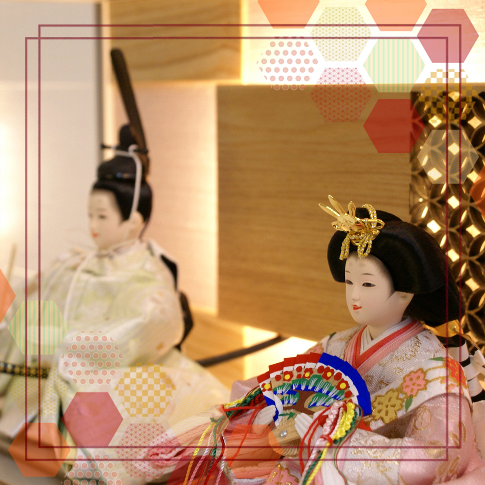 雛人形,久月,よろこび雛,ケース飾り,68116,ひな人形,インターネット