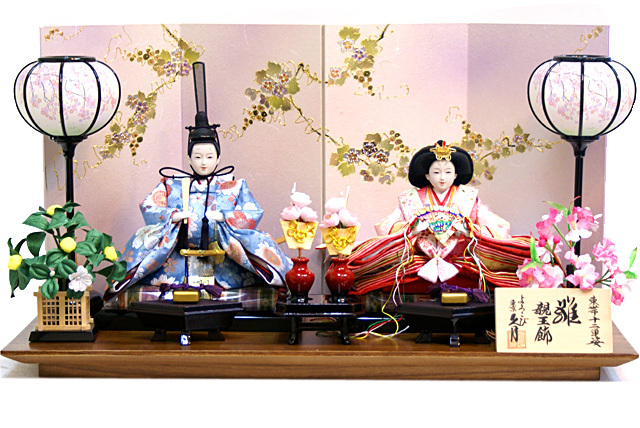 雛人形,東京久月, よろこび雛,親王平飾り,ひな人形,#S-35132