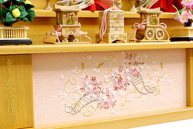 雛人形,東京久月,よろこび雛,収納式三段飾り,ひな人形,#S-35341OU 